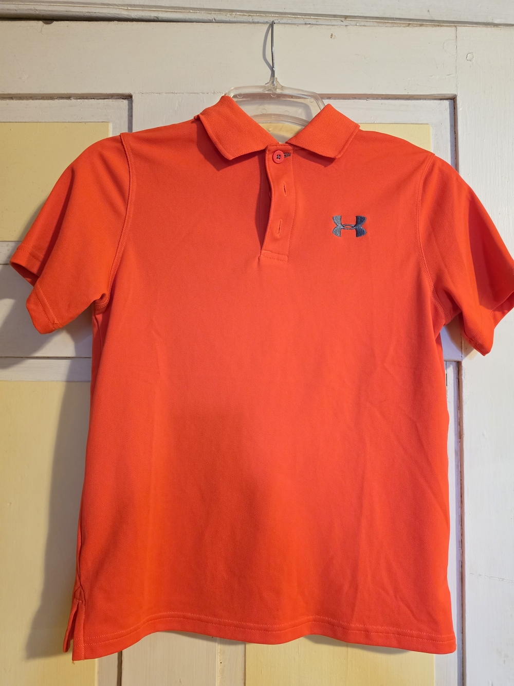 Under Armour Boys Orange Polo Shirt
